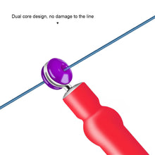 Load image into Gallery viewer, 10PCS Large Object Float Seat Explosion-Proof Double Core Reinforced 360° Rotating Float Seat Silicone Competitive Float Fishing Line Set Accessories
