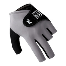 Load image into Gallery viewer, 1PC Professional Half Finger Billiard Gloves For Left Hand Breathable Wear Resistant Ice Silk Gloves With Non-Slip Gasket Self-Adhesive Cloth Fixed
