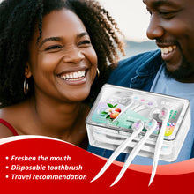 Load image into Gallery viewer, Mini Disposable Bursting Bead Toothbrush Portable Mouth Cleaning Breath Refreshing Toothbrush No Mouthwash Long-lasting Fragrance
