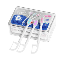Load image into Gallery viewer, 20pcs/box Mini Disposable Double Bursting Bead Toothbrush Portable Multifunctional Oral Cleaning Double Dental Floss Toothbrush
