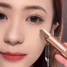 Load image into Gallery viewer, Double-sided Two-tone Eyeshadow Stick Portable Matte Pearlescent Eyeshadow Highlight Long-lasting Eye Makeup Cosmetics
