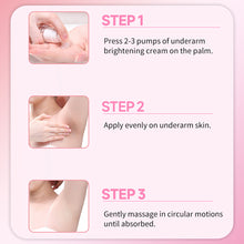 Load image into Gallery viewer, Underarm Whitening Cream Reducing Melanin Evening Skin Tone Moisturizing Brightening Armpit Cream Women Body Care Cream

