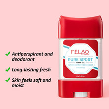 Load image into Gallery viewer, Antiperspirant Deodorant Gel Underarm Odor Suppressant Refreshing Non-sticky Body Gel Mild Long-lasting Antiperspirant Gel
