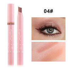 Load image into Gallery viewer, Two-tone Eyeshadow Pen Portable Matte Pearlescent Eyeshadow Stick Lying Silkworm Pen Multicolor Long-lasting Eye Makeup Cosmetics
