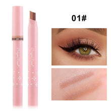 Load image into Gallery viewer, Two-tone Eyeshadow Pen Portable Matte Pearlescent Eyeshadow Stick Lying Silkworm Pen Multicolor Long-lasting Eye Makeup Cosmetics
