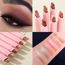 Load image into Gallery viewer, Two-tone Eyeshadow Pen Portable Matte Pearlescent Eyeshadow Stick Lying Silkworm Pen Multicolor Long-lasting Eye Makeup Cosmetics
