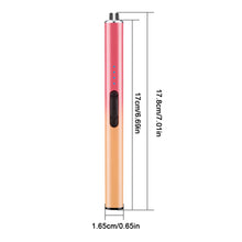 Load image into Gallery viewer, Portable USB Charging Pulse Igniter Kitchen Electronic Lighter Safe No Open Flame Safety Lock Outdoor Windproof Stovetop Candle
