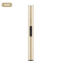Load image into Gallery viewer, Portable USB Charging Pulse Igniter Kitchen Electronic Lighter Safe No Open Flame Safety Lock Outdoor Windproof Stovetop Candle
