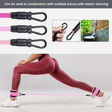 Load image into Gallery viewer, Elastic Ankle Resistance Bands Ankle Strap Hip Leg Strength Pull Rope Fitness Training Home Yoga Pilate Crossfit Workout Gym Equipment
