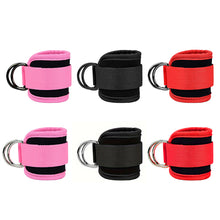 Load image into Gallery viewer, Elastic Ankle Resistance Bands Ankle Strap Hip Leg Strength Pull Rope Fitness Training Home Yoga Pilate Crossfit Workout Gym Equipment
