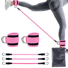 Load image into Gallery viewer, Elastic Ankle Resistance Bands Ankle Strap Hip Leg Strength Pull Rope Fitness Training Home Yoga Pilate Crossfit Workout Gym Equipment
