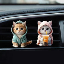 Load image into Gallery viewer, Car Cat Air Freshener Diffuser Outlet Vent Perfume Clips Air Outlet Aroma Diffuser Ventilation Clip Car Interior Decoration

