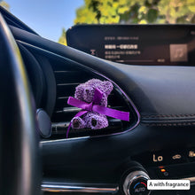 Load image into Gallery viewer, Cute Purple Bear Car Perfume Clip Outlet Aromatherapy Freshener Diffuser Fragrance Ornament Auto Interior Accessories
