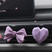 Load image into Gallery viewer, Cute Purple Bear Car Perfume Clip Outlet Aromatherapy Freshener Diffuser Fragrance Ornament Auto Interior Accessories
