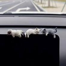 Load image into Gallery viewer, Car Interior Center Console Navigator Screen Sleeping Cat Decoration For Computer Display Lying Cat Animal Sculpture
