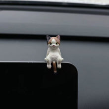 Load image into Gallery viewer, Car Interior Center Console Navigator Screen Sleeping Cat Decoration For Computer Display Lying Cat Animal Sculpture

