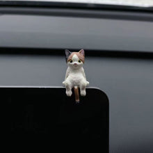 Load image into Gallery viewer, Car Interior Center Console Navigator Screen Sleeping Cat Decoration For Computer Display Lying Cat Animal Sculpture
