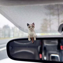 Load image into Gallery viewer, Car Interior Center Console Navigator Screen Sleeping Cat Decoration For Computer Display Lying Cat Animal Sculpture
