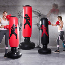 Load image into Gallery viewer, 160cm PVC Inflatable Boxing Bag Stand Adult Children Boxing Punch Kicking Sandbag Tumbler Gym Kids Boxing Training Targets
