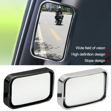 Load image into Gallery viewer, 2Pcs Car Rearview Mirror Square Shape for Back Passenger HD Glass Wide Angle Convex Mirror Adjustable Car Blind Spot Rear View Mirror
