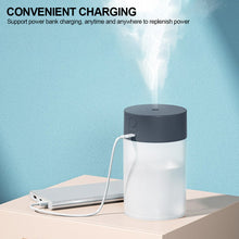 Load image into Gallery viewer, 260ML Poratable Car Interior Humidifier Diffuser Without Oil Mute Quite Humidier Car USB For Home HouseWith Light Mini Automatic Humidifier
