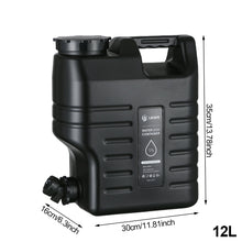 Load image into Gallery viewer, 11L-12L Outdoor Camping Water Bucket Large Capacity Portable Camp Water Bag with Detachable Faucet No Leakage for Fishing Picnic Hiking
