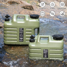 Load image into Gallery viewer, 11L-12L Outdoor Camping Water Bucket Large Capacity Portable Camp Water Bag with Detachable Faucet No Leakage for Fishing Picnic Hiking
