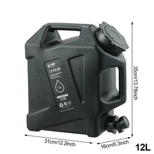 Load image into Gallery viewer, 11L-12L Outdoor Camping Water Bucket Large Capacity Portable Camp Water Bag with Detachable Faucet No Leakage for Fishing Picnic Hiking
