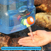Load image into Gallery viewer, 3-7.5L Transparent Water Bucket Large Capacity Portable Camp Water Bag with Detachable Faucet No Leakage for Outdoor Camping Fishing Picnic Hiking

