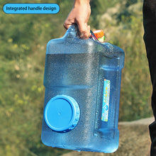 Load image into Gallery viewer, 3-7.5L Transparent Water Bucket Large Capacity Portable Camp Water Bag with Detachable Faucet No Leakage for Outdoor Camping Fishing Picnic Hiking

