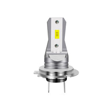 Load image into Gallery viewer, 1PC 80W Car Headlight Mini H7 LED Bulb 1:1 Size Head Lamp Wireless 1800LM CSP LED Chips Fog Bulb 6000K White DC12V 24V Fanless
