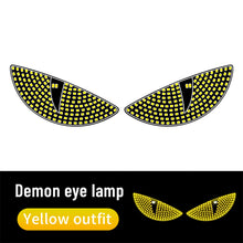 Load image into Gallery viewer, 2Pcs Car LED Devil Eye Decorative Light Rear Warning Light Red Dynamic Demon Eyes Atmosphere Light Auto Decoration Accessories
