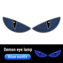Load image into Gallery viewer, 2Pcs Car LED Devil Eye Decorative Light Rear Warning Light Red Dynamic Demon Eyes Atmosphere Light Auto Decoration Accessories

