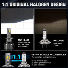 Load image into Gallery viewer, 1PC Car LED Headlight H1 H8 H11 HB3 HB4 9005 9006 H4 H7 LED Lights 6000K Auto LED Lamp Running Light Bulbs DC 12V 35W
