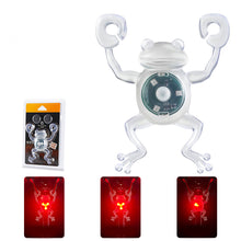 Load image into Gallery viewer, 1PC Mountain Bike Gorilla Frog Taillight Colorful Night Riding Warning Light Riding Accessories

