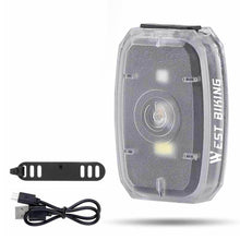 Load image into Gallery viewer, 1PC Bicycle Two-Color Energy-Saving Taillight Mini Night Riding Warning Light USB Charging Riding Accessories
