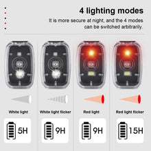 Load image into Gallery viewer, 1PC Bicycle Two-Color Energy-Saving Taillight Mini Night Riding Warning Light USB Charging Riding Accessories
