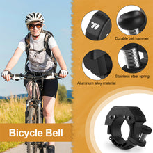 Load image into Gallery viewer, 1PC Mountain Bike Bell Clear And Loud Hidden Bell For 22.2-31.8MM Handlebar Riding Equipment
