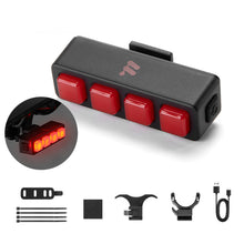 Load image into Gallery viewer, 1PC Mountain Bike Highlight Intelligent Taillight Night Riding Long Endurance Warning Brake Light Bicycle Accessories
