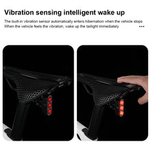 Load image into Gallery viewer, 1PC Mountain Bike Highlight Intelligent Taillight Night Riding Long Endurance Warning Brake Light Bicycle Accessories
