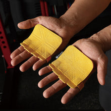 Load image into Gallery viewer, 1 Pair Four-Finger Fitness Cowhide Gloves Anti-Slip Wear-Resistant Weightlifting Pull-Up Drag Sport Ware Fitness Accessories
