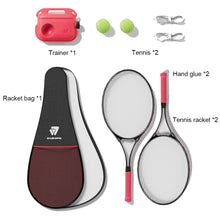 Load image into Gallery viewer, 1Set Beginner Tennis Trainer Set Include Racquet Strap String Tennis Base Ball Bag Outdoor Tennis Training Aids
