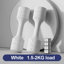 Load image into Gallery viewer, 1Pair Women Adjustable Fitness Dumbbell Body Shaping Strength Training Home Sports Equipment
