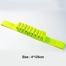Load image into Gallery viewer, 1PC 4*135CM 11 Section Extended Elastic Band Stretch Resistance Band Multi-Functional Yoga Dance Training Aids
