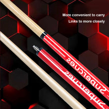 Load image into Gallery viewer, 1PC 147CM 10.3MM 1/2 Split Birch Billiard Cue With Winding Non-Slip Grip 13-Tooth Interface Design Billiard Supplies
