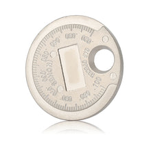 Load image into Gallery viewer, 0.6-2.4mm Range Spark Plug Gage Gap Tool Car Feeler Spark Plug Gap Coin-Type Measurement Tool
