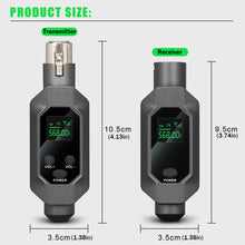 Load image into Gallery viewer, Wireless Microphone Converter Wired to Wireless Microphone System XLR Transmitter and Receiver for Dynamic Microphone
