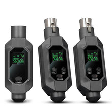Load image into Gallery viewer, Wireless Microphone Converter Wired to Wireless Microphone System XLR Transmitter and Receiver for Dynamic Microphone
