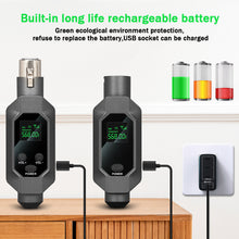 Load image into Gallery viewer, Wireless Microphone Converter Wired to Wireless Microphone System XLR Transmitter and Receiver for Dynamic Microphone
