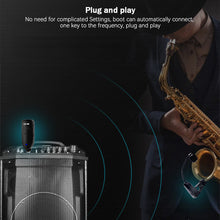 Load image into Gallery viewer, Wireless Microphone Sax Trumpet Trombone Special Instrument Pickup Amplifier for Professional Recording Performance Outdoor Performa
